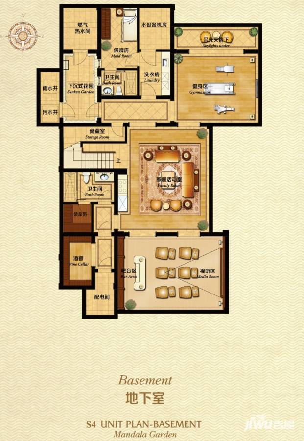 绿城曼陀花园普通住宅344㎡户型图