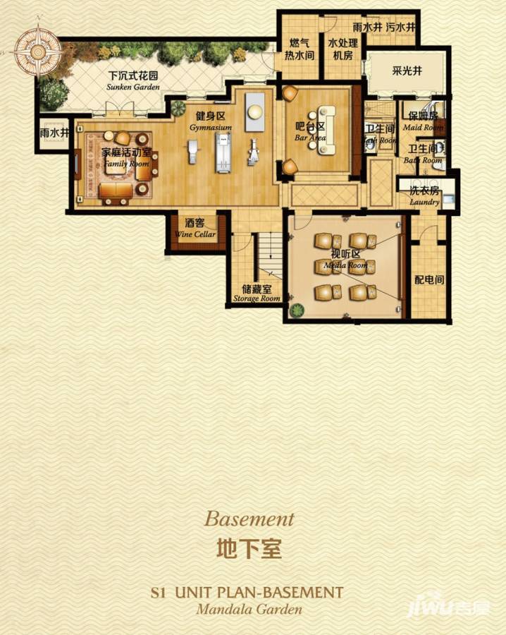 绿城曼陀花园普通住宅411㎡户型图