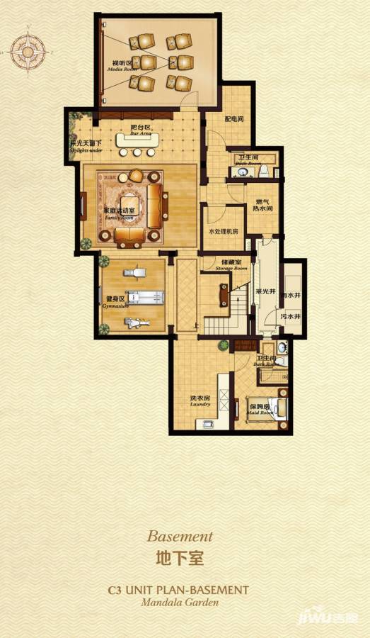 绿城曼陀花园普通住宅425㎡户型图