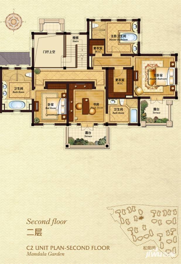 绿城曼陀花园3室3厅0卫369㎡户型图