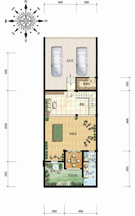 金都夏宫4室2厅3卫300㎡户型图