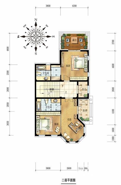 金都夏宫4室2厅3卫400㎡户型图