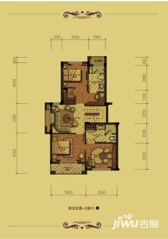 百家乐西园4室2厅3卫166㎡户型图