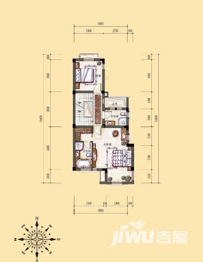 东海闲湖城5室2厅4卫276㎡户型图