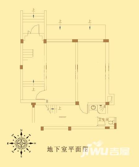 东海闲湖城5室2厅4卫212㎡户型图