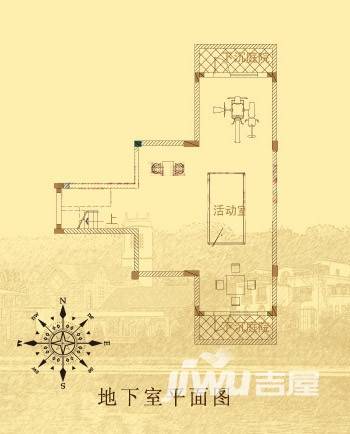 东海闲湖城5室2厅4卫400㎡户型图