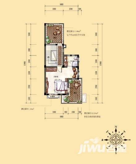 东海闲湖城5室2厅4卫185㎡户型图