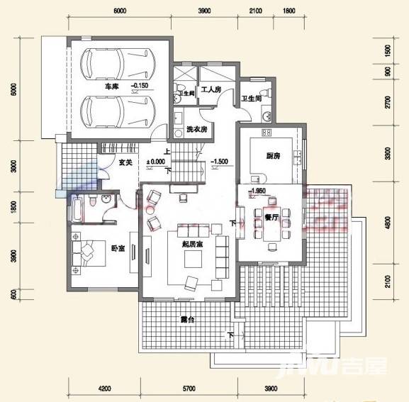 锦绣钱塘5室2厅4卫316㎡户型图