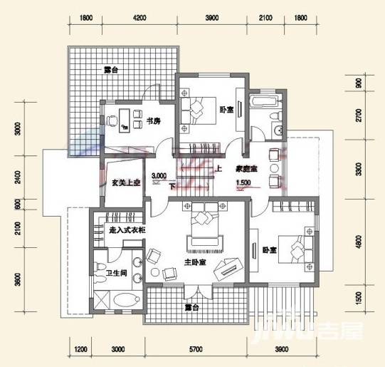 锦绣钱塘5室2厅4卫316㎡户型图