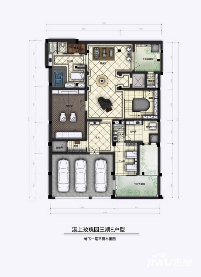 溪上玫瑰园普通住宅422㎡户型图