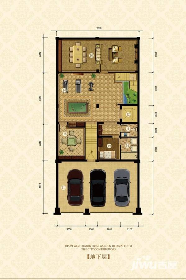 溪上玫瑰园普通住宅579㎡户型图