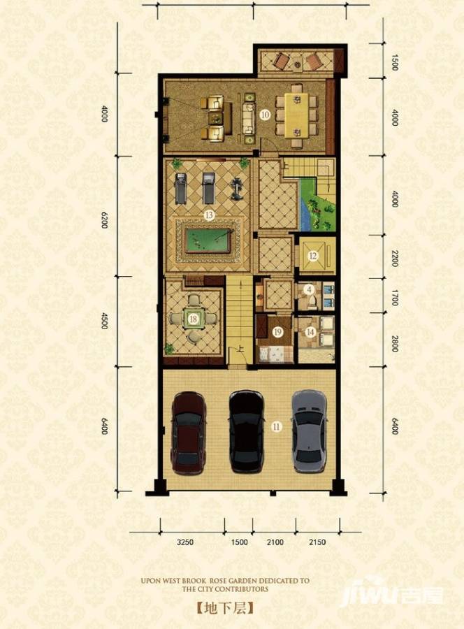 溪上玫瑰园普通住宅475㎡户型图