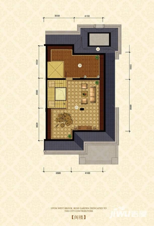 溪上玫瑰园6室4厅6卫471㎡户型图