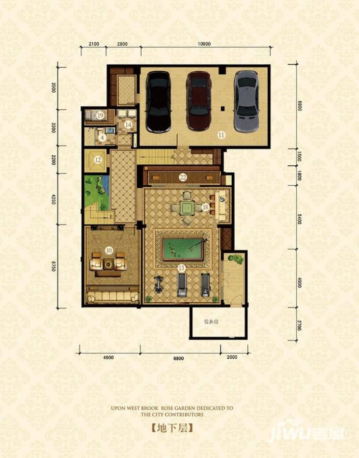 溪上玫瑰园普通住宅473㎡户型图