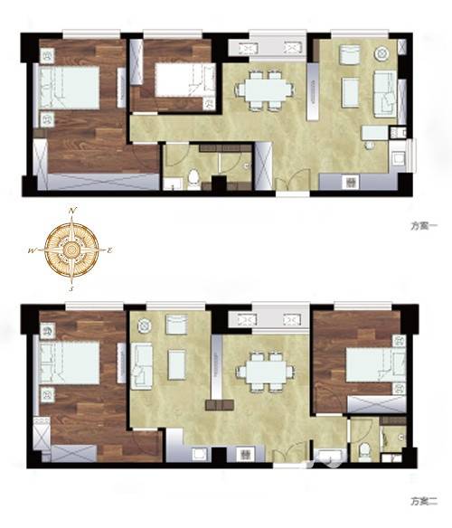 天鸿美和院普通住宅84㎡户型图