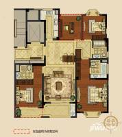 紫玉福邸3室2厅3卫139㎡户型图