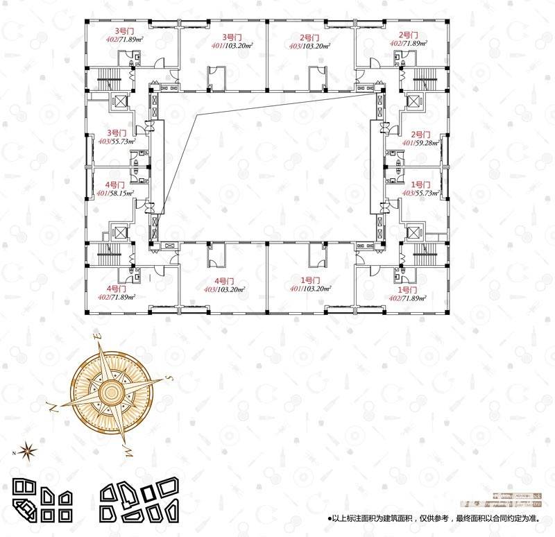 云栖小镇国际青年公寓普通住宅929.3㎡户型图