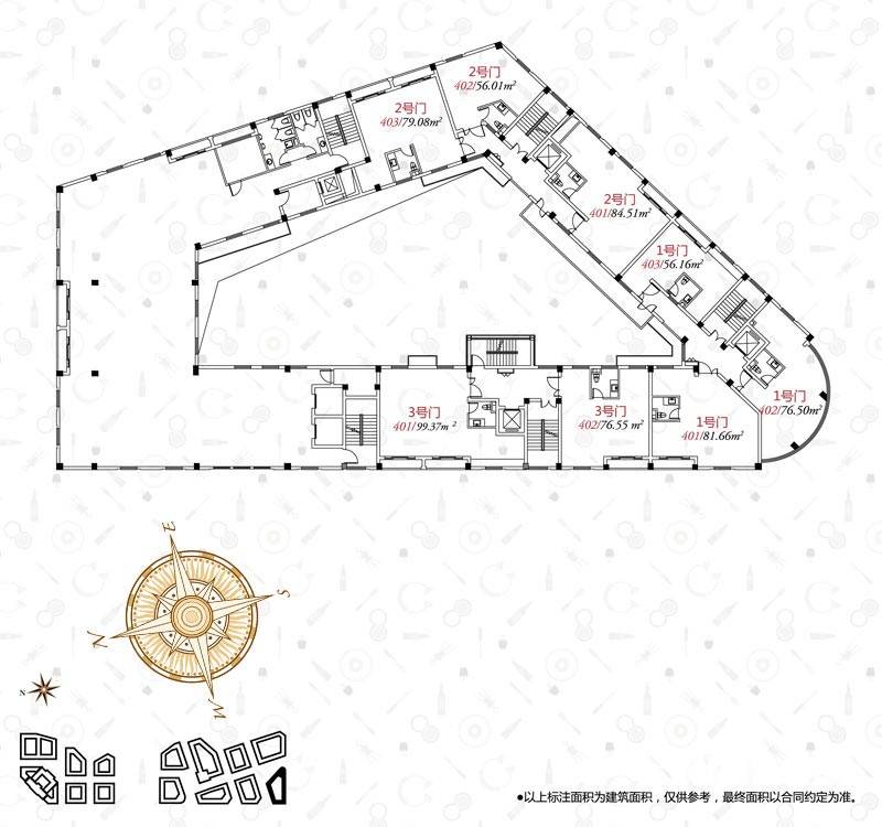 云栖小镇国际青年公寓普通住宅609.8㎡户型图