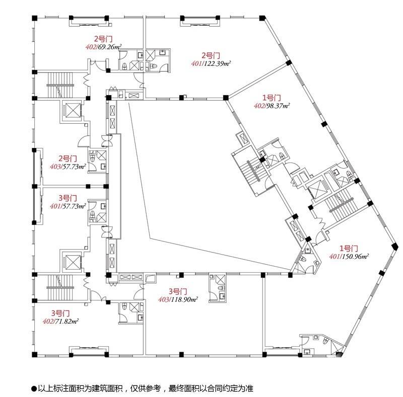 云栖小镇国际青年公寓普通住宅783.8㎡户型图