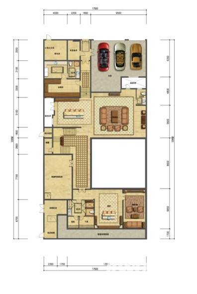 绿城蓝庭伍重院普通住宅470㎡户型图