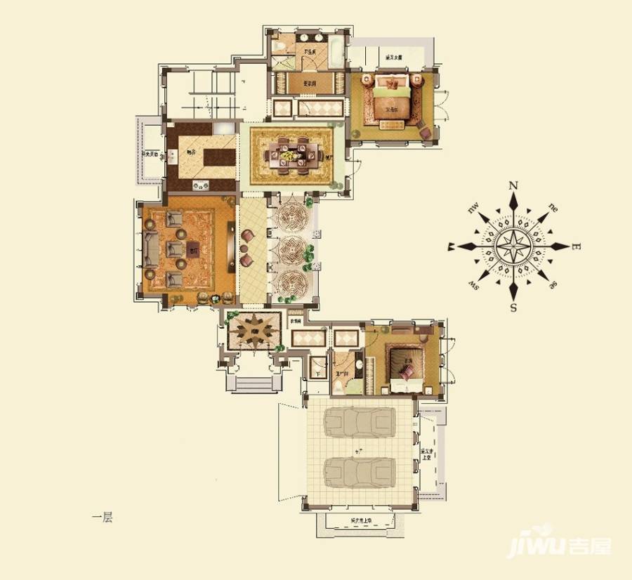 桃花源5室2厅4卫432㎡户型图