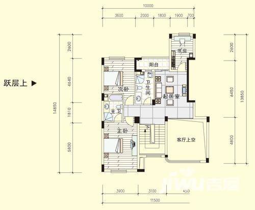 绿城风华苑普通住宅276㎡户型图