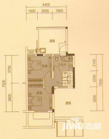 万均九月庭院3室2厅2卫139㎡户型图