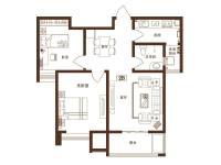 公园世家普通住宅87.1㎡户型图