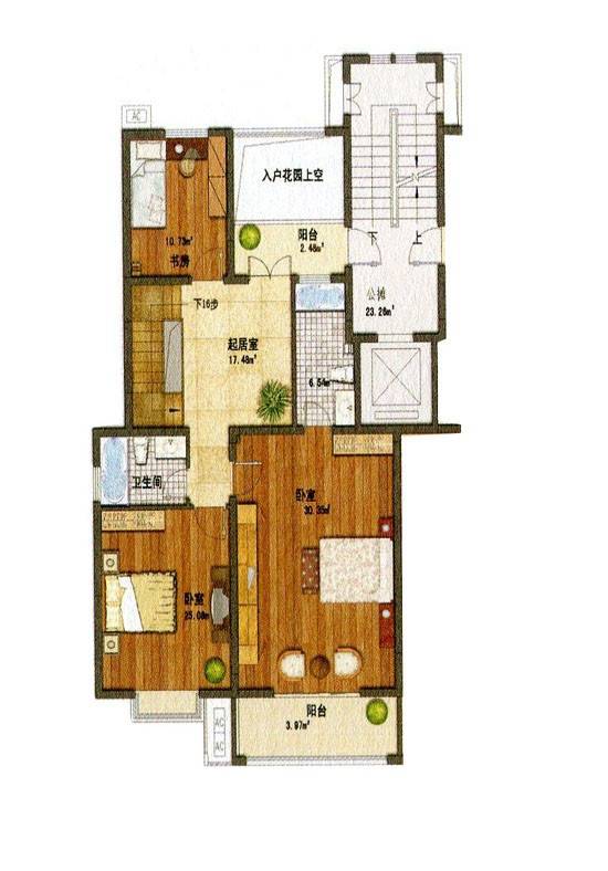 金色奥园5室2厅3卫237.7㎡户型图