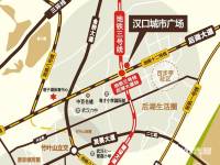 汉口城市广场四期尚城位置交通图图片
