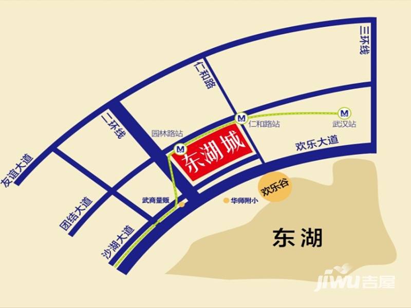 福星惠誉东湖城位置交通图图片
