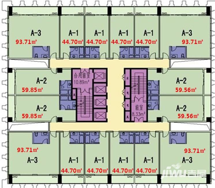 嘉昱建银商务公馆规划图图片