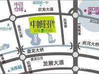 中城时代位置交通图图片