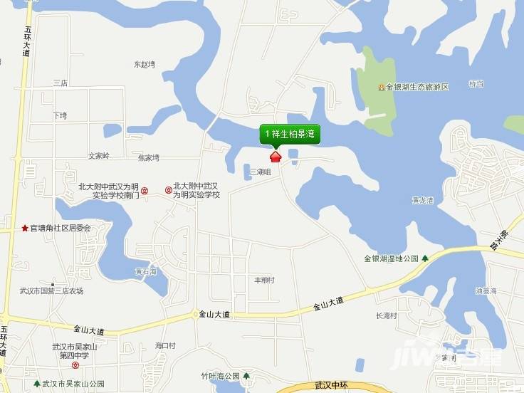 祥生柏景湾位置交通图图片