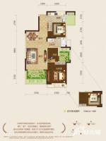 保利时代2室2厅1卫76㎡户型图