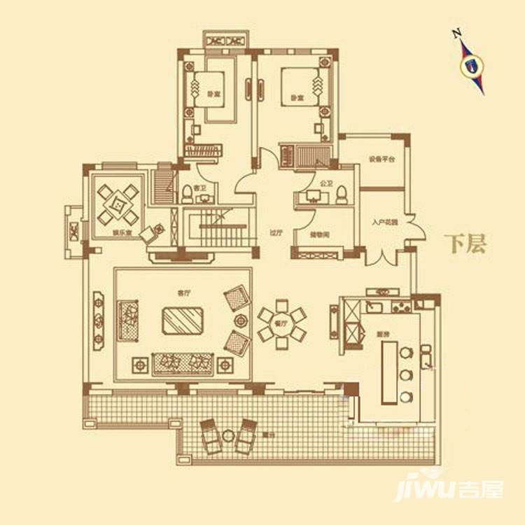 保利蓝海郡8室2厅2卫326㎡户型图