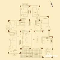 保利蓝海郡3室2厅2卫223㎡户型图