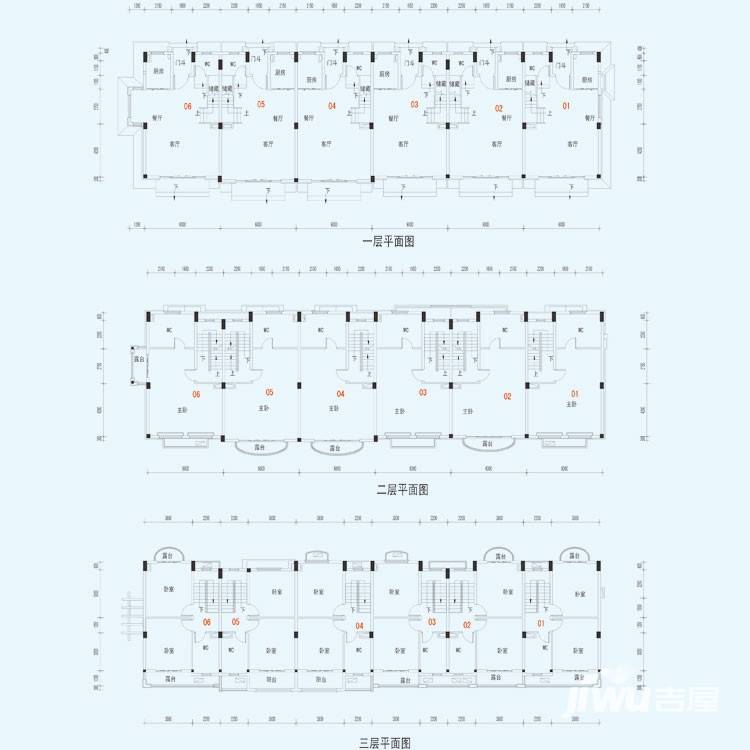 碧桂园凰城3室2厅3卫177.8㎡户型图