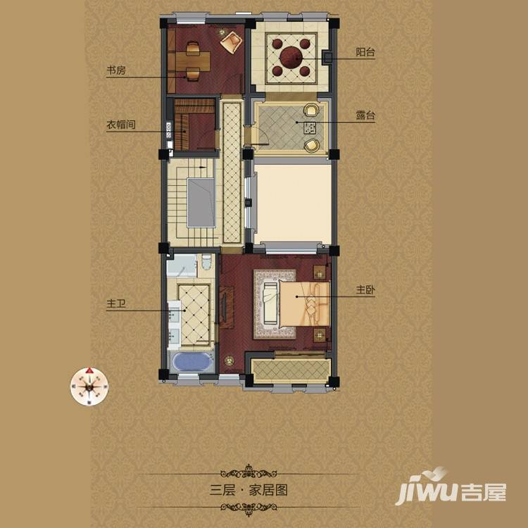 卧龙丽景湾三期普通住宅248㎡户型图