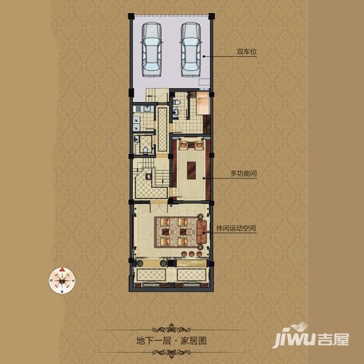 卧龙丽景湾三期普通住宅248㎡户型图