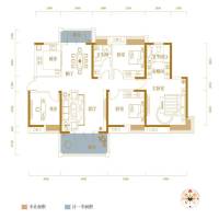 新长江香榭东沙普通住宅151.2㎡户型图