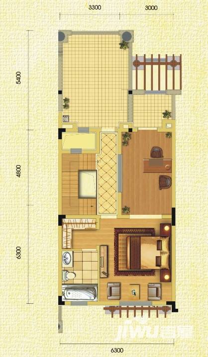 纳帕溪谷普通住宅207㎡户型图