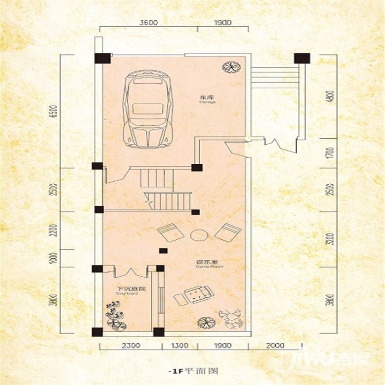 龙苑澜岸5室4厅3卫233.9㎡户型图