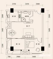 smart公寓1室1厅1卫76.9㎡户型图