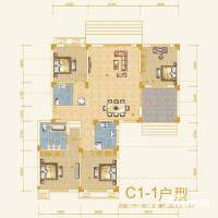 中大水墨兰轩普通住宅149㎡户型图