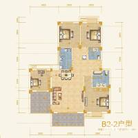 中大水墨兰轩普通住宅142㎡户型图