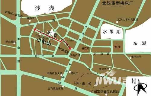 星海虹城3期鸿玺公馆位置交通图图片