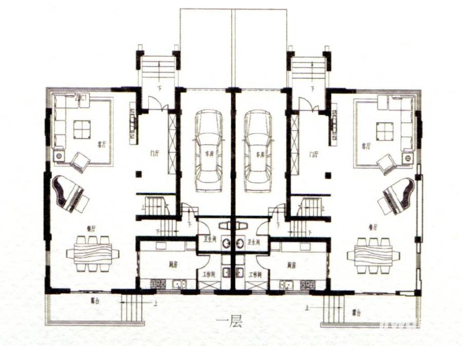 弘建公园国际普通住宅302.4㎡户型图