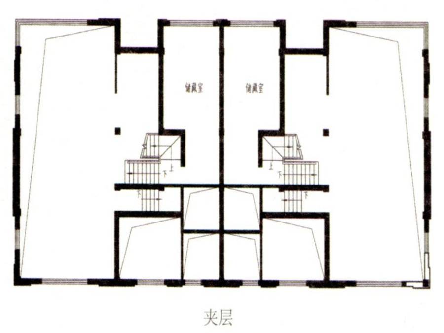 弘建公园国际普通住宅302.4㎡户型图