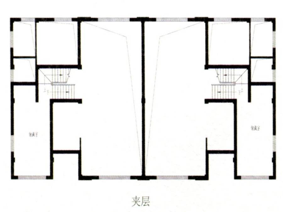 弘建公园国际普通住宅317.2㎡户型图